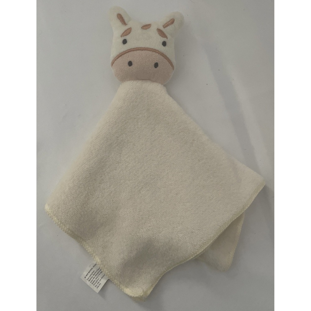 Greenbrier International Baby Giraffe Lovey Security Blanket Yellow Cream Pink